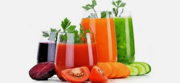 Japanese diet juices vegetable and fruit