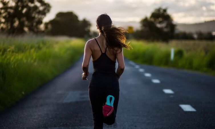 running after weight loss in a week